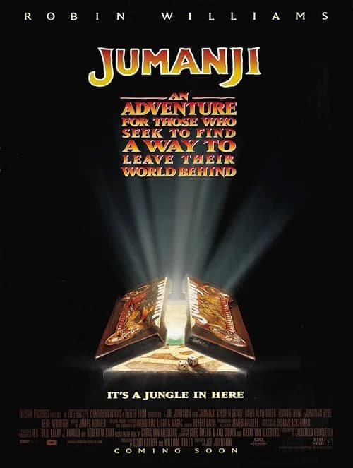Jumanji film posteri