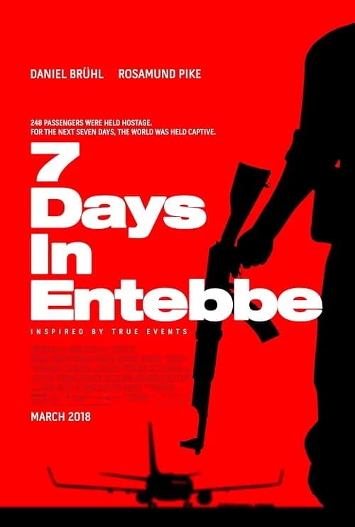 7 Days in Entebbe film posteri
